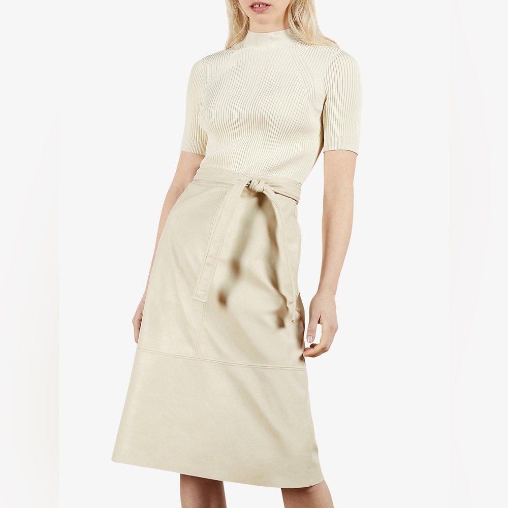 Ted Baker Cream Midi Dress